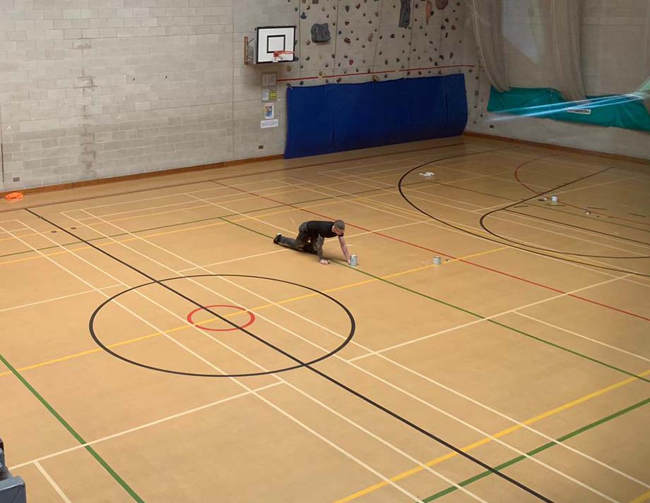 Sports Hall Floor Maintenance Services