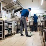 commercial kitchen floor cleaning