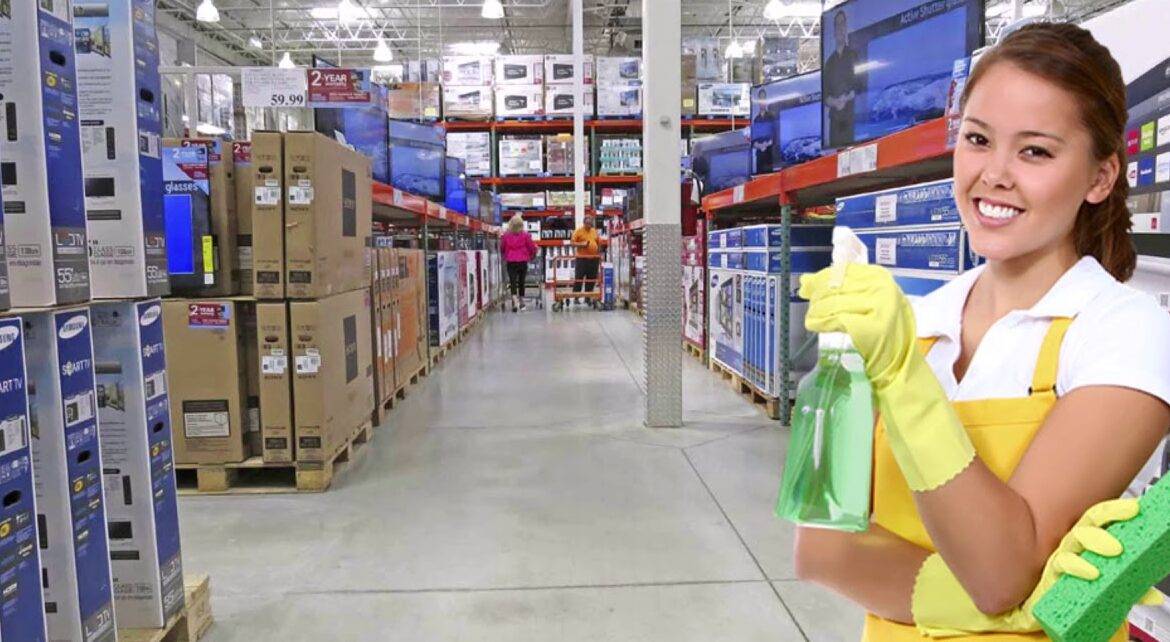 store cleaning
