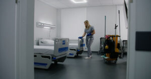 clinic common area cleaning