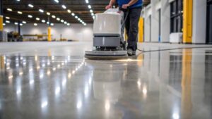 commercial floor polishing