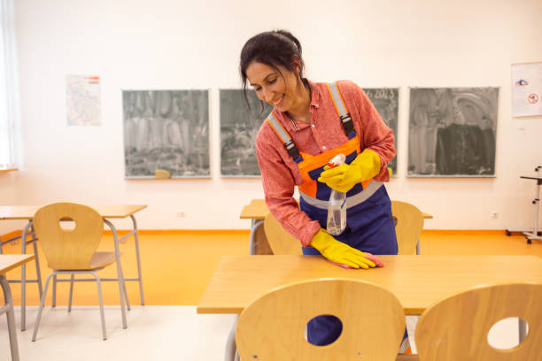 educational facility cleaning
