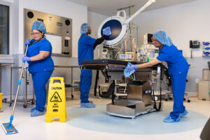 healthcare facility cleaning