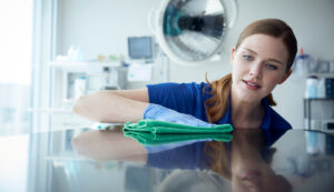 medical reception cleaning