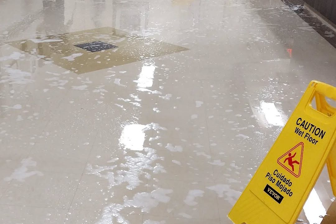 Hospital Floor Cleaning
